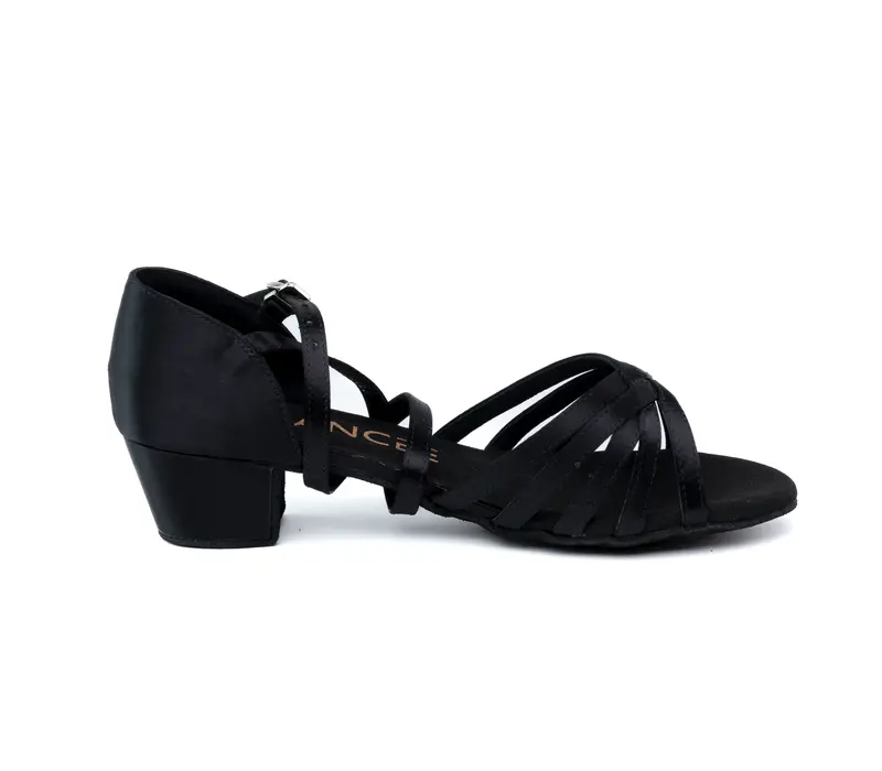 Dancee Amalia, Latin shoes for girls - Black