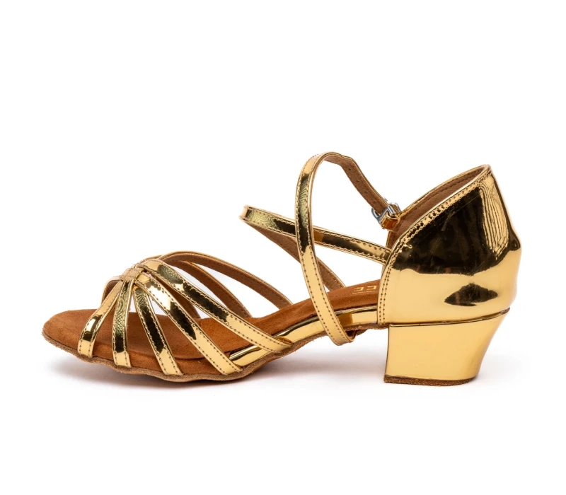 Dancee Betty, Latin shoes for girls - Gold Dancee Betty, Latin shoes for girls - Gold
