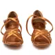 Dancee Betty, Latin shoes for girls - Dark tan