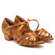 Dancee Betty, Latin shoes for girls - Dark tan