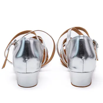 Dancee Betty, Latin shoes for girls - Silver