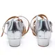 Dancee Betty, Latin shoes for girls - Silver