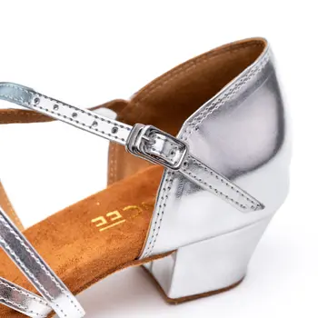 Dancee Betty, Latin shoes for girls - Silver