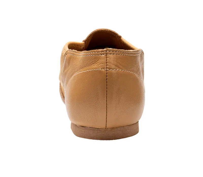 Dancee jazz slip on, men´s jazz shoes - Tan