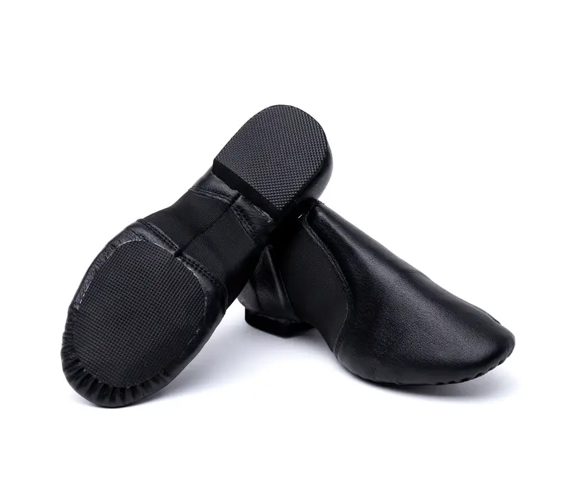 Dancee Economy jazz slip on, jazz shoes for children - Black