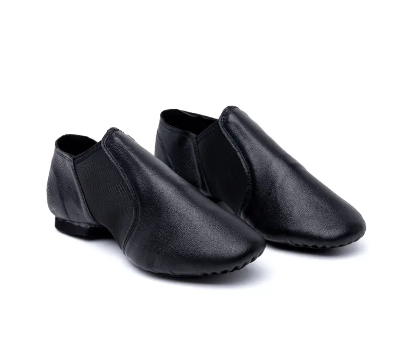 Dancee Economy jazz slip on, jazz shoes for children - Black