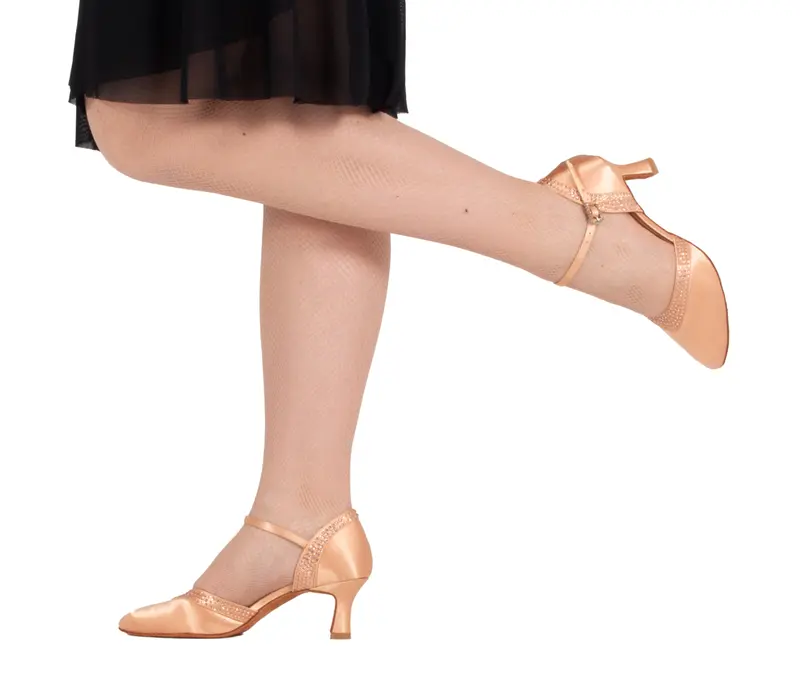 Rummos R407, ballroom dance shoes - Champagne SU