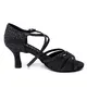 Dancee Kate, Ladies' Latin Dance Shoes - Black gliter