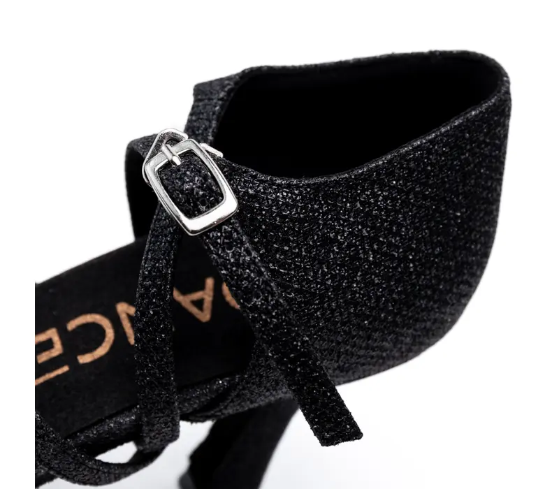 Dancee Kate, Ladies' Latin Dance Shoes - Black gliter