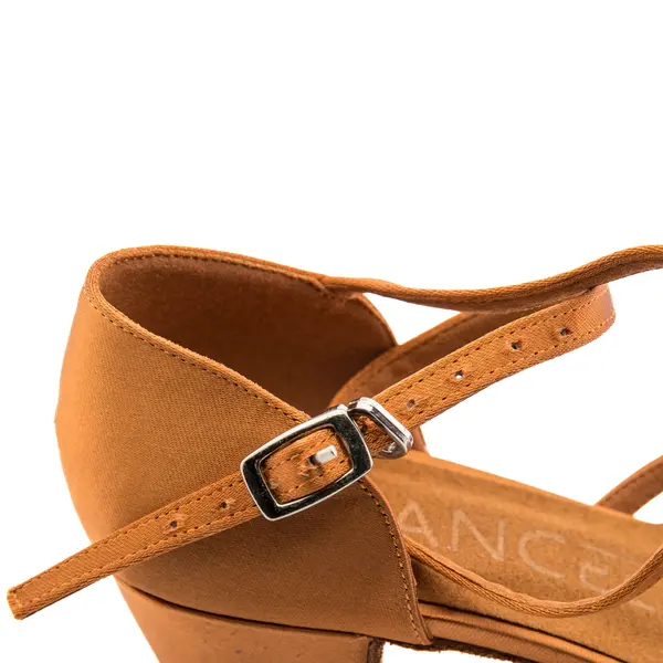 Dancee, women's Latin shoes with buckle and Cuban heel