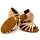 DanceeLily, Latin shoes for ladies - Flesh satin WJ