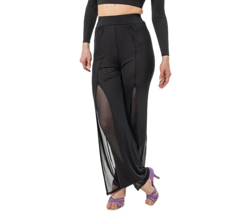 Dancee Nataly ballroom, ladies' dance trousers Dancee Nataly ballroom, ladies' dance trousers - Black