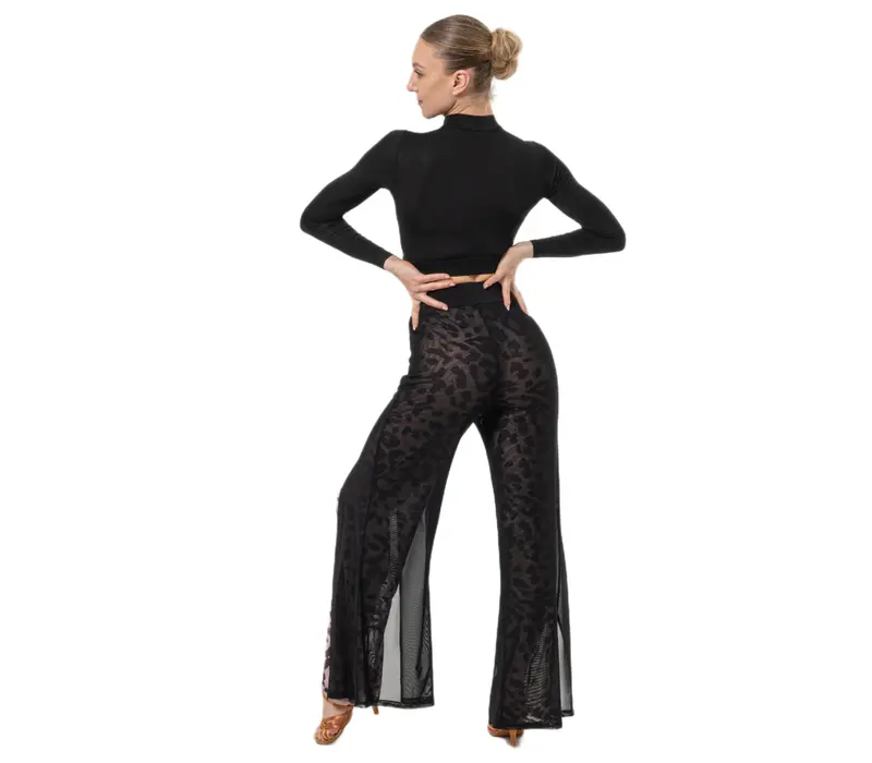 Dancee Nataly ballroom, ladies' dance trousers Dancee Nataly ballroom, ladies' dance trousers - Leopard