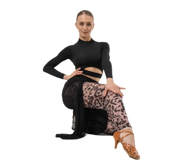 Dancee Nataly ballroom, ladies' dance trousers - Leopard Dancee Nataly ballroom, ladies' dance trousers - Leopard