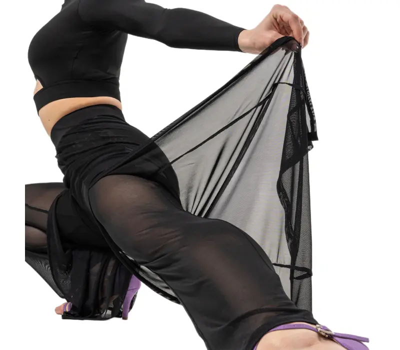 Dancee Nataly ballroom, ladies' dance trousers Dancee Nataly ballroom, ladies' dance trousers - Black