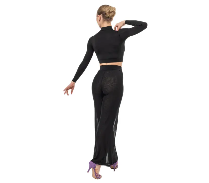 Dancee Nataly ballroom, ladies' dance trousers Dancee Nataly ballroom, ladies' dance trousers - Black