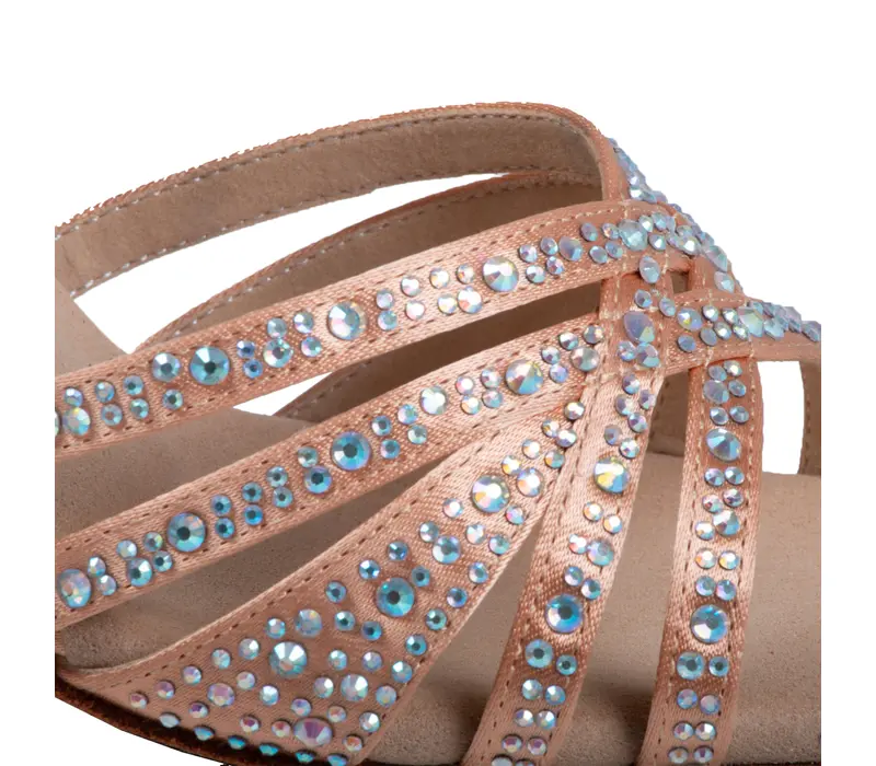 Dancee Star, Latin shoes for ladies - Champagne SU