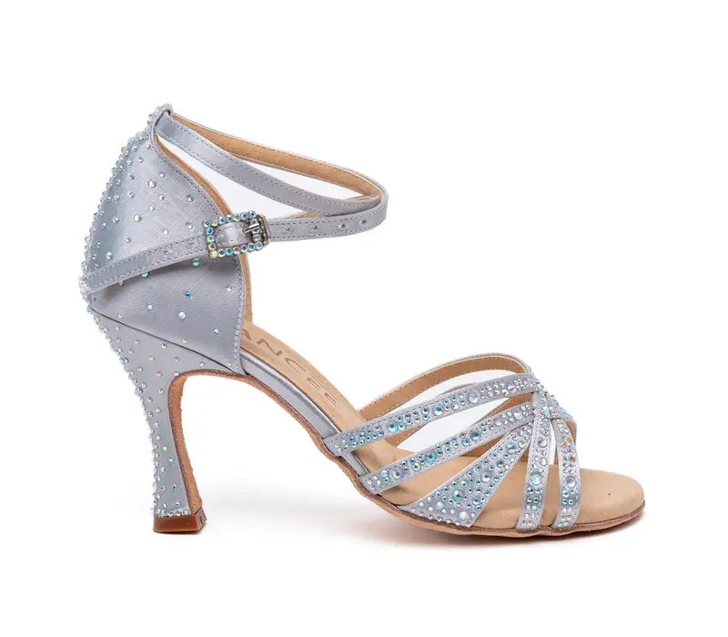 Dancee Star, Latin shoes for ladies - Silver