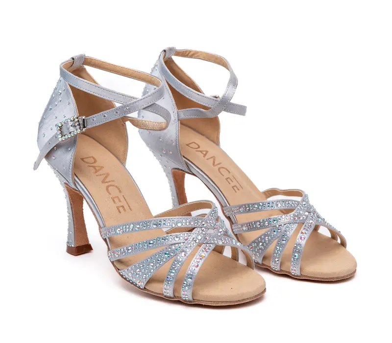 Dancee Star, Latin shoes for ladies - Silver