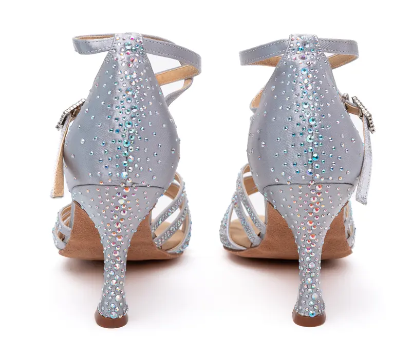 Dancee Star, Latin shoes for ladies - Silver