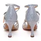 Dancee Star, Latin shoes for ladies - Silver