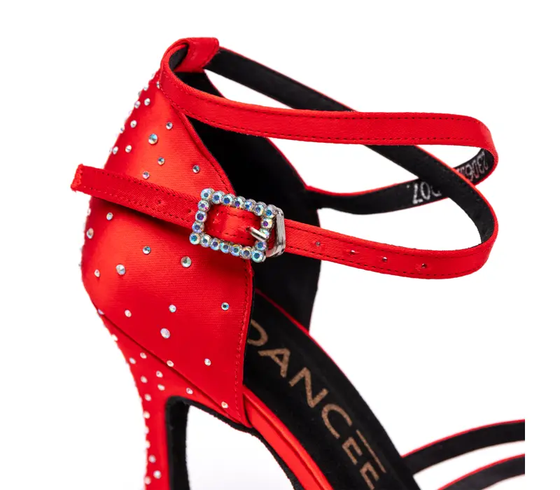 Dancee Star, Latin shoes for ladies - Red