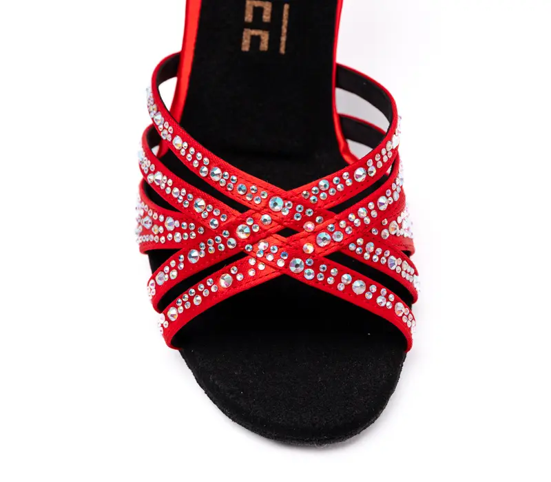 Dancee Star, Latin shoes for ladies - Red