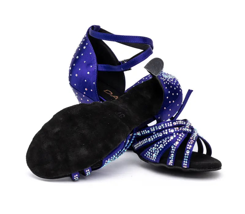 Dancee Star, Latin shoes for ladies - Royal blue