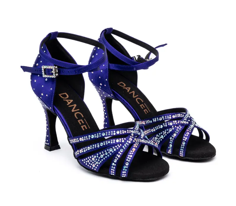 Dancee Star, Latin shoes for ladies - Royal blue