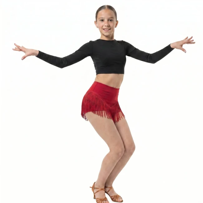 Dancee Wendy, children's shorts with fringes Dancee Wendy, children's shorts with fringes