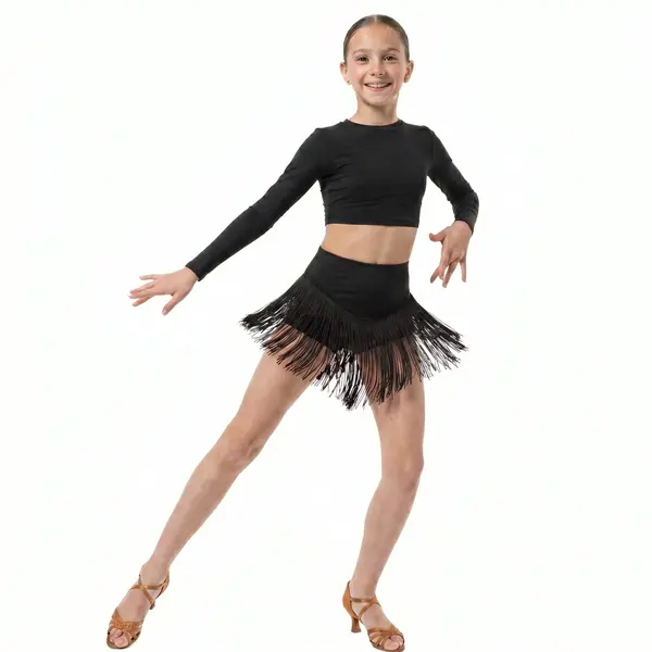 Dancee Wendy girls' fringe shorts