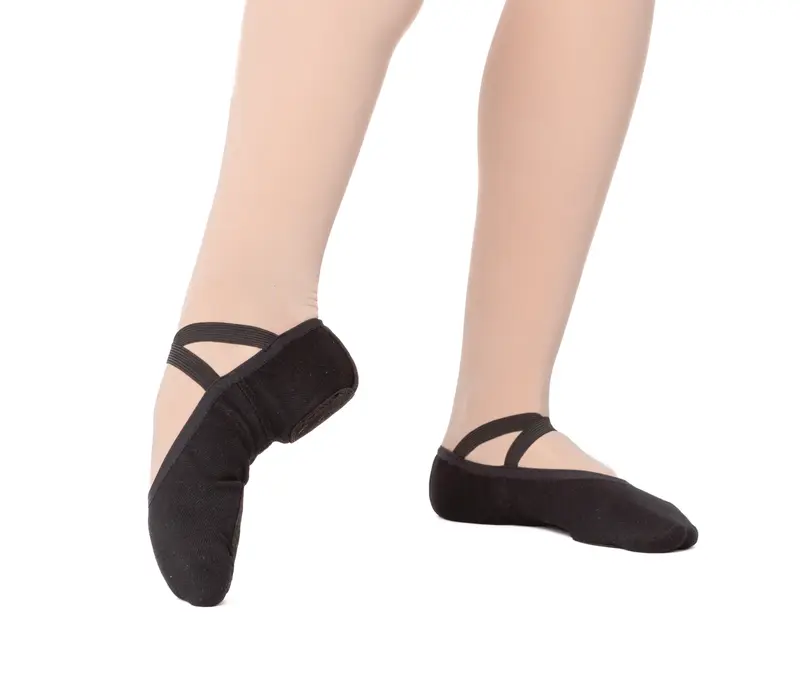 Dancee Pro stretch, women's elastic ballet shoes - Black