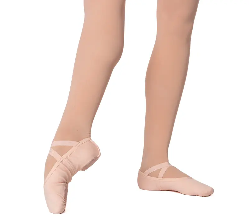 Dancee Pro stretch, women's elastic ballet shoes - Pink