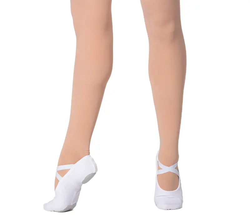 Dancee Pro stretch, women's elastic ballet shoes - White