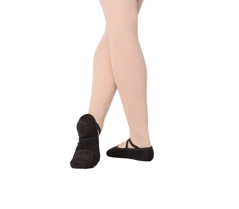 Dancee Pro stretch, women's elastic ballet shoes - Black