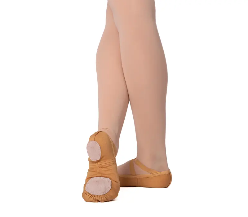 Dancee Pro stretch, women's elastic ballet shoes - Tan