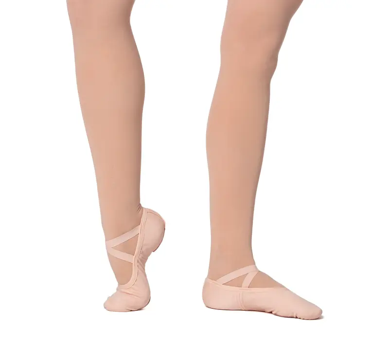 Dancee Pro stretch, women's elastic ballet shoes - Pink