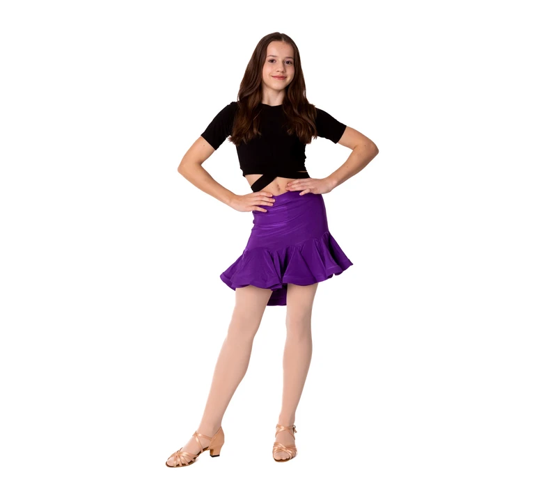 FSD Tinka, girl's training skirt - Violet