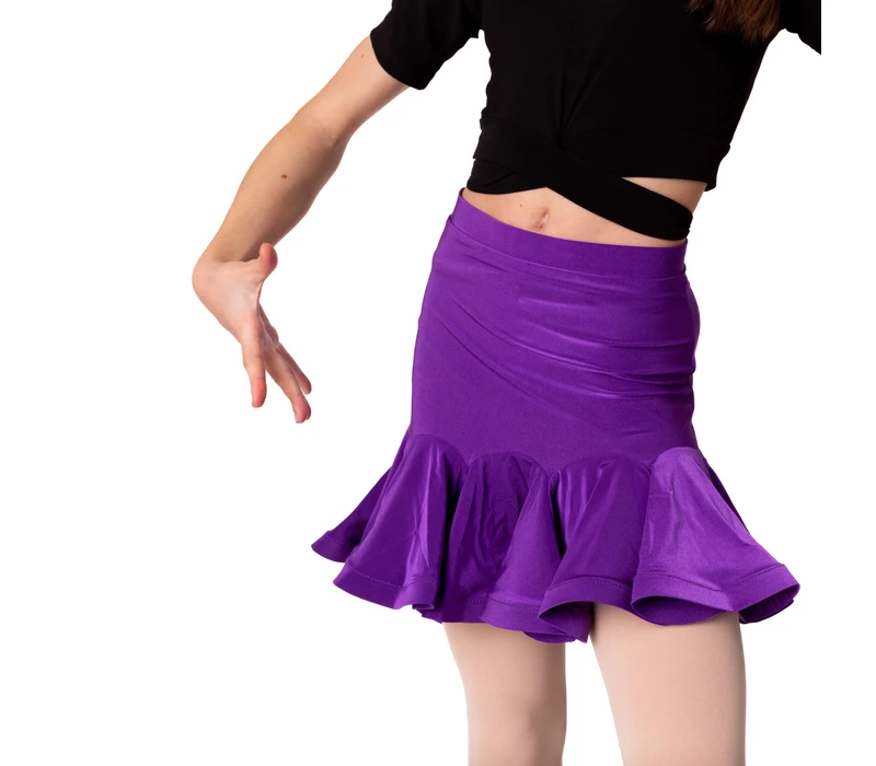 FSD Tinka, girl's training skirt - Violet