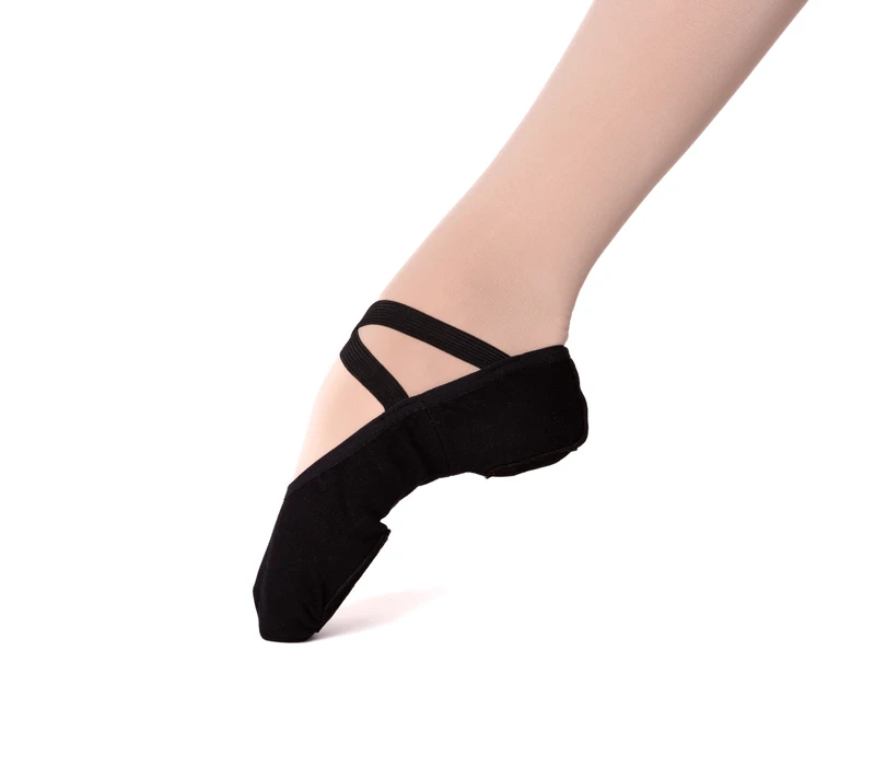 Dancee Pro stretch, children's elastic ballet shoes - Black