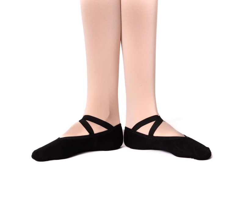 Dancee Pro stretch, children's elastic ballet shoes - Black