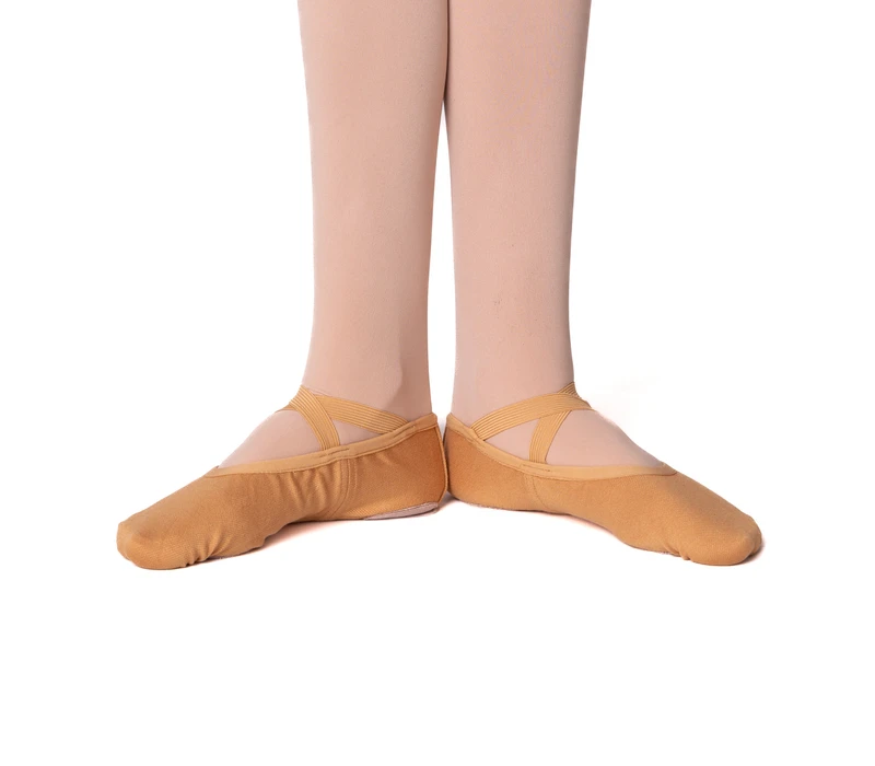 Dancee Pro stretch, children's elastic ballet shoes - Tan