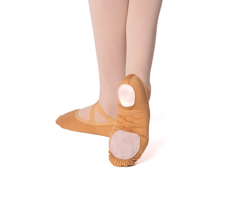 Dancee Pro stretch, children's elastic ballet shoes - Tan