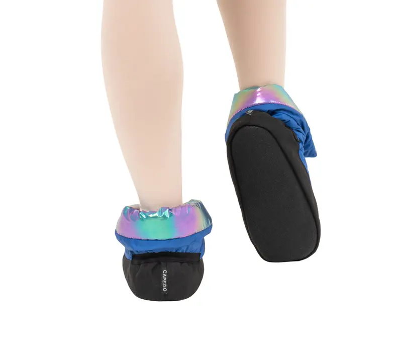 Capezio Mini Glam, Girls' Warmup Booties - Metalic rainbow Capezio Mini Glam, Girls' Warmup Booties - Metalic rainbow