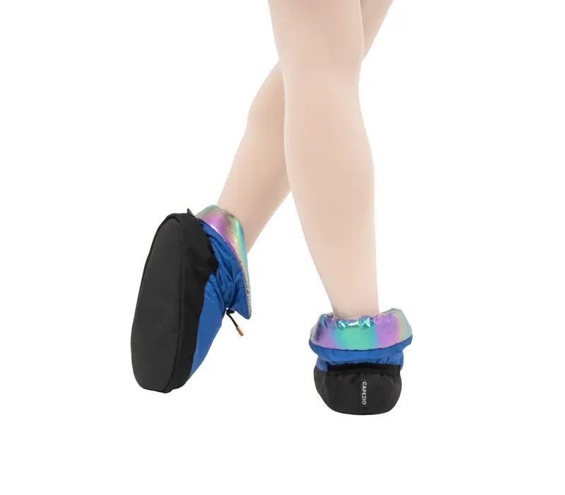 Capezio Mini Glam, Girls' Warmup Booties Capezio Mini Glam, Girls' Warmup Booties - Metalic rainbow