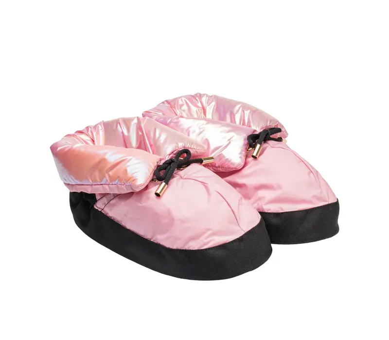 Capezio Ballroom Warmup Booties - Metalic light pink