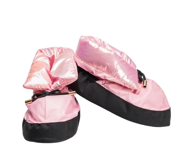 Capezio Ballroom Warmup Booties - Metalic light pink