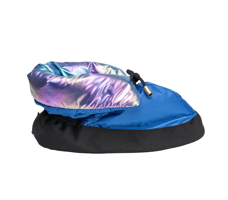 Capezio Ballroom, Girls' Warmup Booties - Metalic rainbow