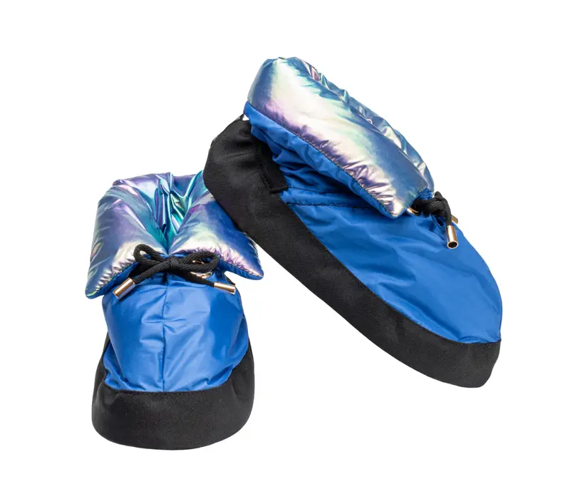 Capezio Ballroom Warmup Booties - Metalic rainbow