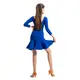 FSD Olívia, girls latino dress - Royal blue
